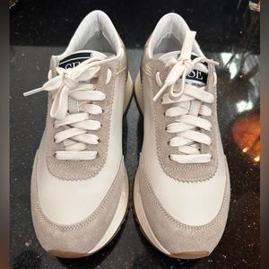 Sam Edelman Teddi White/Green Lea Tennis Shoes